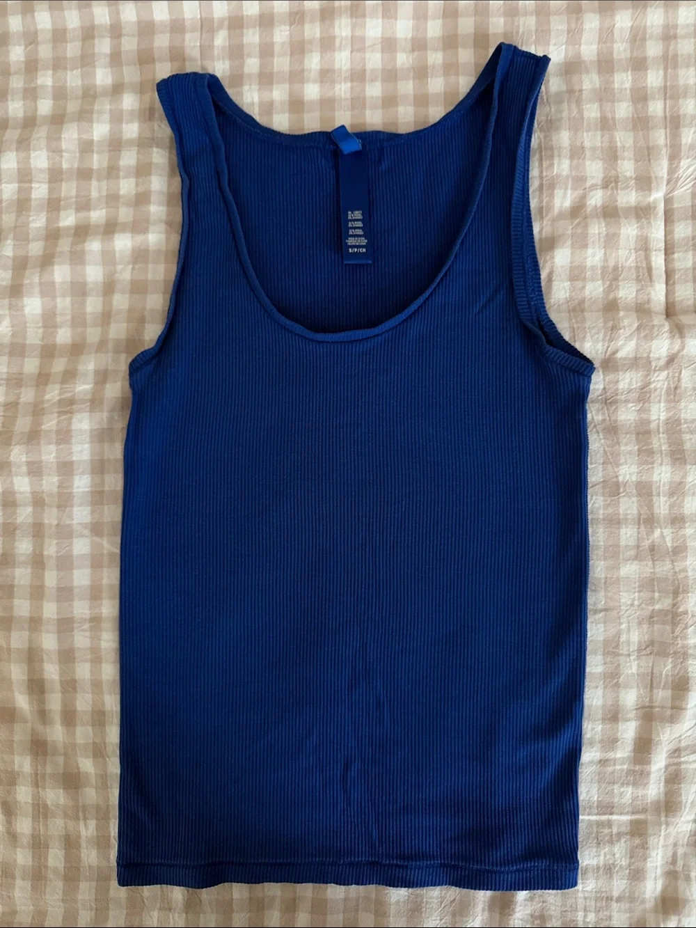 Skims royal blue tank - Picture 1 of 2
